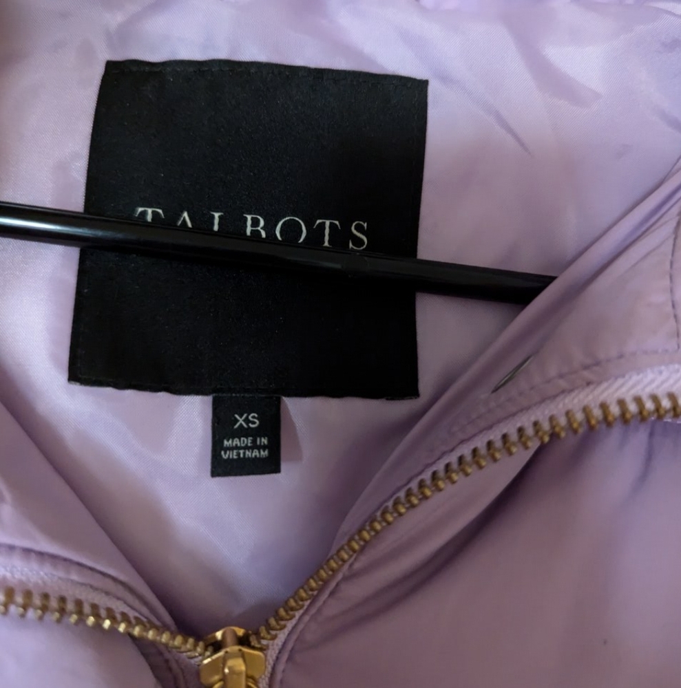 Talbots Lilac Alternative Down Jacket - image 3